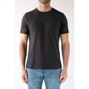 NEW DEVIL-DOG short sleeve pocket tee in coal